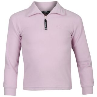 Trespass Girls Pera Half Zip Fleece   Rosy Pink      Clothing