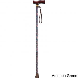 Adjustable Lightweight T Handle Cane With Wrist Strap