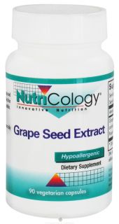 Nutricology   Grape Seed Extract   90 Vegetarian Capsules
