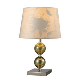 Sharon Hill Glass And Polished Nickel Table Lamp