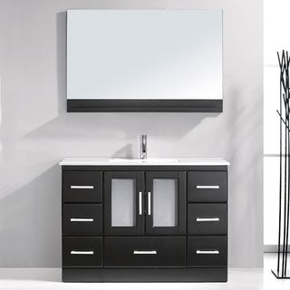 Virtu Virtu Zola 48 inch Single Sink Bathroom Vanity Set Espresso Size Single Vanities