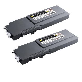 Dell C3760 (331 8430, Md8g4) Yellow Compatible Toner Cartridges (pack Of 2)