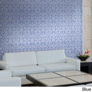 Floral Diamond Damask Wall Tiles (pack Of 2)