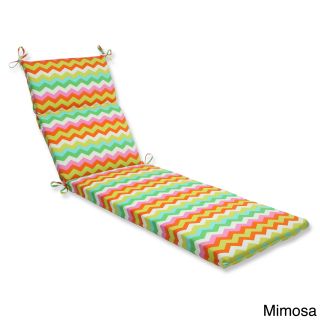 Pillow Perfect Panama Wave Chaise Lounge Outdoor Cushion