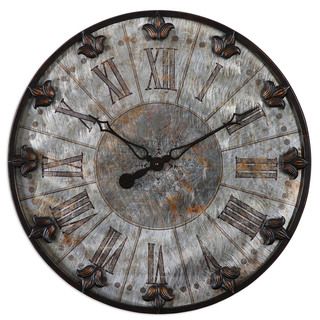 Artemis Brushed Aluminium Wall Clock