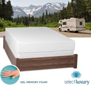 Select Luxury Rv Medium Firm 10 inch Queen size Gel Memory Foam Mattress