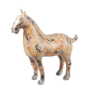 Privilege Large Brown Ceramic Horse Accent Piece