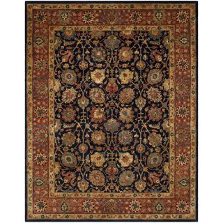 Safavieh Handmade Persian Legend Navy/ Rust Wool Rug (83 X 11)
