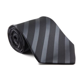 Platinum Ties Mens Peruvian Black Necktie