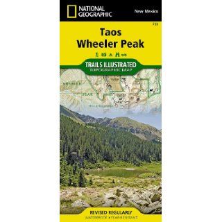 Taos (National Geographic Trails Illustrated Map #730) National Geographic Maps   Trails Illustrated 9781566953092 Books