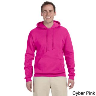 Jerzees Mens 50/50 8 ounce Nublend Fleece Hooded Sweatshirt Pink Size XXL