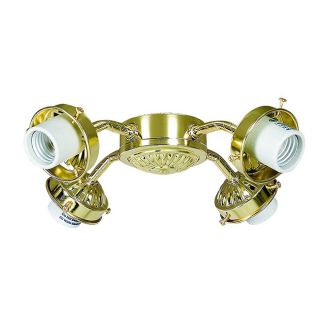 Polished Brass Fan Light Kit