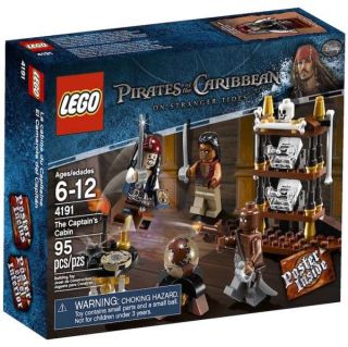 LEGO Pirates Of The Caribbean The Captains Cabin (4191)      Toys