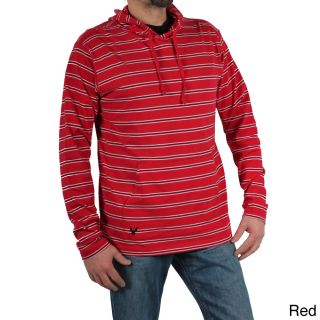Company 81 Company 81 Mens Striped Knit Hoodie Red Size M