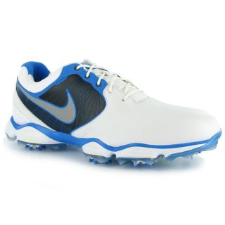 Nike Nike Mens Lunar Control Ii White/ Black/ Blue Golf Shoes Black Size 8.5