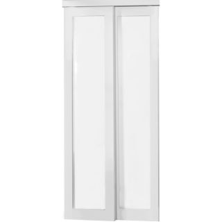 ReliaBilt Full Lite Sliding Door (Common 80.5 in x 48 in; Actual 80 in x 48 in)