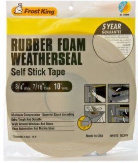 Frost King R734WH Sponge Rubber Foam Tape 7/16 Inch, White   Masking Tape  