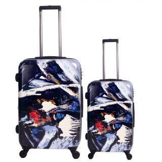 Neocover Midnight Chaos 2 piece Hardside Spinner Luggage Set