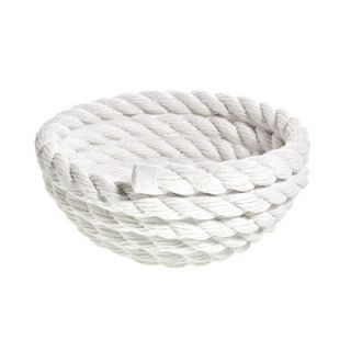 Areaware Rope Coil Bowl HARBRC / HARBRW Color White