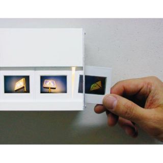 Wall Mounted Photo Slide Light with 25 Slide Spaces      Traditional Gifts