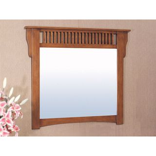 Mission Style Rectangular 48 inch Wall Mirror