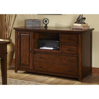 Liberty Tobacco Finished 52 inch Mobile Credenza