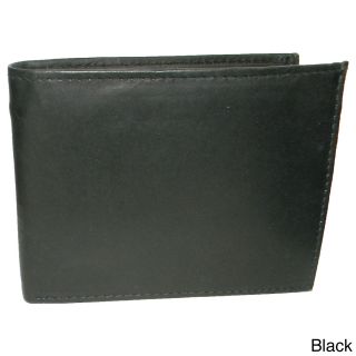 Hollywood Tag Cowhide Leather Bit fold Wallet