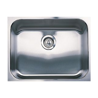 BLANCO Spex Plus 18 Gauge Single Basin Undermount Stainless Steel Kitchen Sink