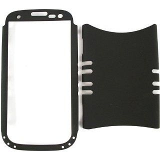 Cell Armor I747 RSNAP A008 G Rocker Series Snap On Case for Samsung Galaxy S3   Retail Packaging   Rubberized Snap On, Black Cell Phones & Accessories