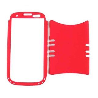 Cell Armor I747 RSNAP A006 FRE Rocker Series Snap On Case for Samsung Galaxy S3   Retail Packaging   Fluorescent Red Cell Phones & Accessories