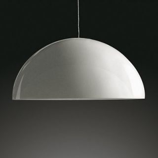 Oluce Sonora Suspension Lamp Sonora 493 BC / Sonora 493 BI Finish Opaline