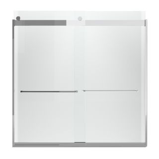 KOHLER Levity 57 in W x 59 3/4 in H Frameless Bathtub Door