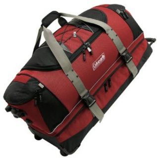 Coleman  Excursion I Drop Bottom Rolling Duffel,Red,One Size Clothing