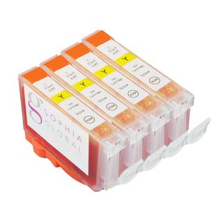 Sophia Global Compatible Ink Cartridge Replacement For Canon Bci 6 (4 Yellow)