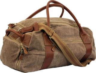 Mulholland Waxed Cotton Canvas Oval Duffel