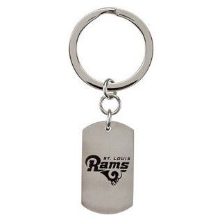 NFL St. Louis Rams Logo Stainless Steel Keychain Jewelry