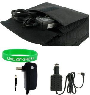 4n1 Combo   Acer Aspire One AO751h 1273 11.6 Inch Netbook EVA Extra Pocket Cube Extra Pocket Carrying Case with 12v Car and AC Wall Charger   Black Computers & Accessories