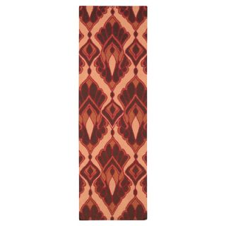 Malene b Voyages Papaya  Rug VOY51 Rug Size Runner 26 x 8