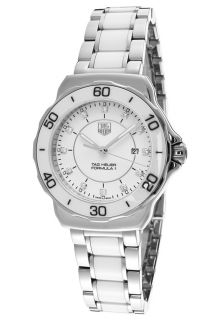 Tag Heuer WAH1315.BA0868  Watches,Womens Formula 1 White Diamond White Dial White Ceramic White Stainless Steel, Casual Tag Heuer Quartz Watches