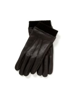 Ribbed Cuff Gloves by John Varvatos Star USA Accessories
