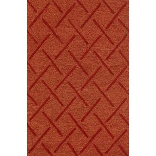 Hand Tufted Benson Rust Rug (50 X 76)