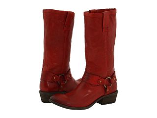 Frye Carson Harness Burnt Red Leather