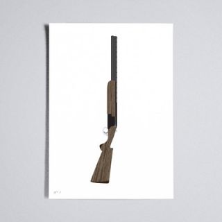 Roo Kee Roo Workbench Shotgun Graphic Art ROOK1018 Size 7 H x 5 W x 0.1 D