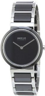 Bering Time 10729 742 Ladies Ceramic Black Silver Watch Watches