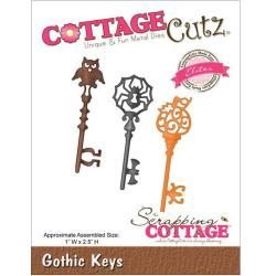 Cottagecutz Elites Die   Halloween Gothic Keys