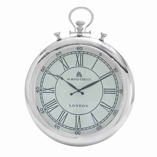 Classic Design Nickel plated Round Wall Clock