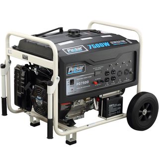 Pulsar Products 7,500 watt Gasoline Powered Portable Generator With Electric Start