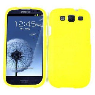 Cell Armor I747 SNAP A006 AY Snap On Case for Samsung Galaxy S III I747   Retail Packaging   Fluorescent Pearl Yellow Cell Phones & Accessories