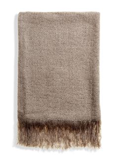 Woven Fringe Throw by Belle Epoque