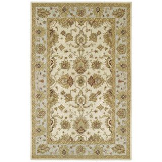 Hand tufted Anabelle Ivory Wool Rug (8 X 10)